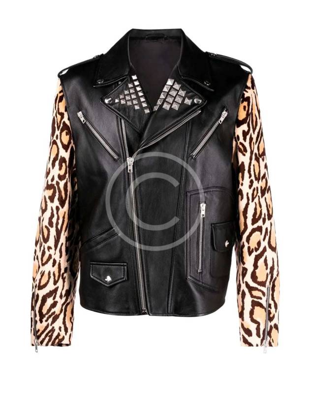 Faux leather jacket